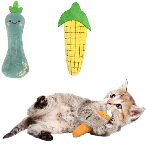 Veggie Catnip Toys, 5 Pack