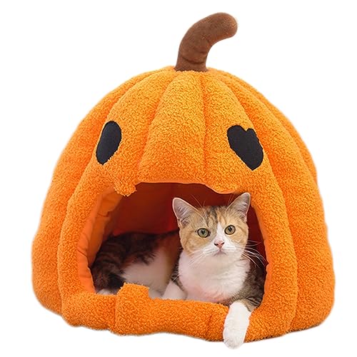 Pumpkin Cat Tent, 20 in