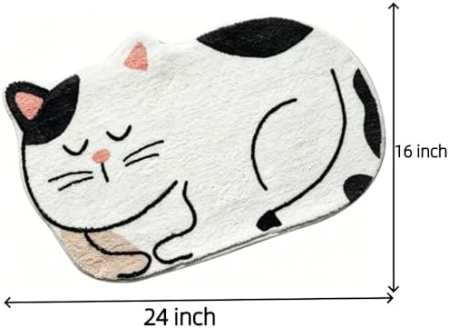 Cat Face Bath Mat