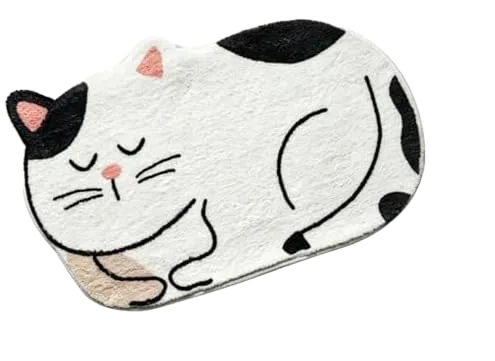Cat Face Bath Mat