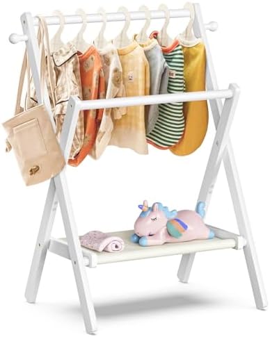 Clothes Rack with Shelf