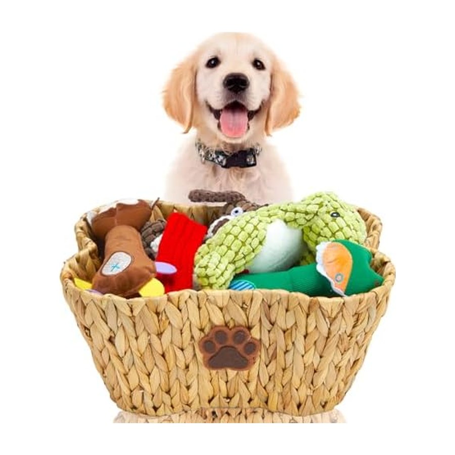 FairyHaus Dog Toy Basket Organizer