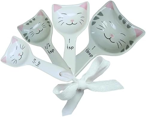 Cat Measuring Spoons, Set of 4