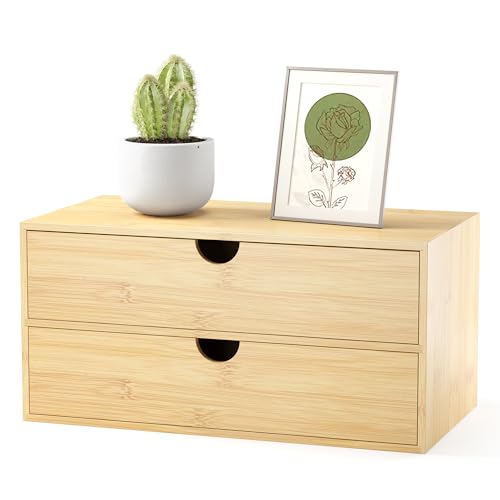 Bamboo Organizer, 2 Drawers
